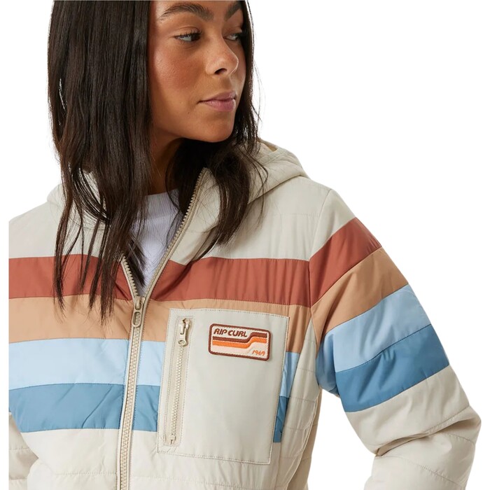 2024 Rip Curl Womens Anti-Series Revival Jacket 01CWJA - Vintage White